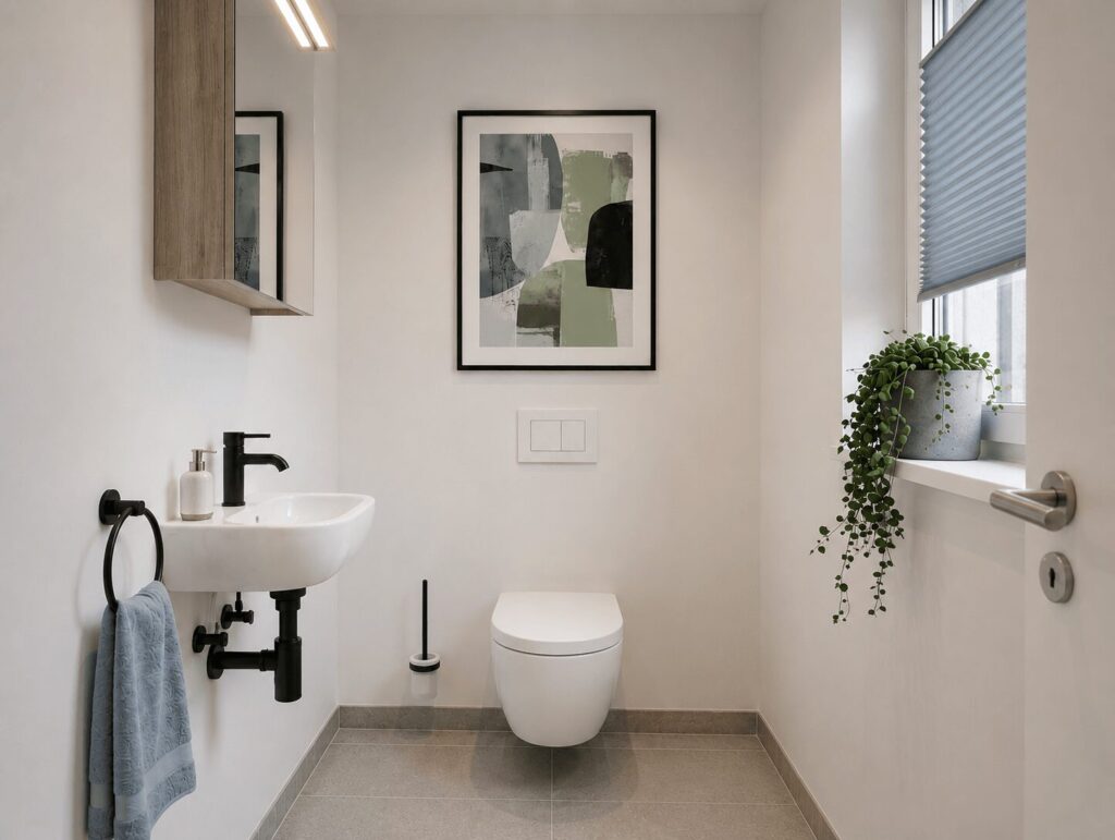 Gäste-WC im Eingangsbereich